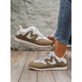 thumbnail image 1 of Sporty Sneakers For Women, Two Tone Lace-up Front Running Shoes, 1 of 4