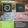thumbnail image 3 of Heavy-Duty Garden Staples 100-Pack, 3mmx15cm Galvanized G-Pins, Rust-Resistant U-Shaped Ground Stakes for Landscape Fabric, Tarps & Tent, 3 of 6