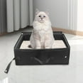 thumbnail image 2 of Portable Folding Travel Pet Litter Box Dog Toilet Tray Folding Cat Litter Potty Waterproof Outdoor Foldable Cat Litter Box, 2 of 7