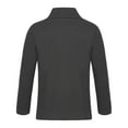 thumbnail image 3 of Raenseen Kids Girls Boys Long Sleeve Thermal Tops Base Layer T-Shirt Mock Neck Warm Stretchy Black 110, 3 of 8