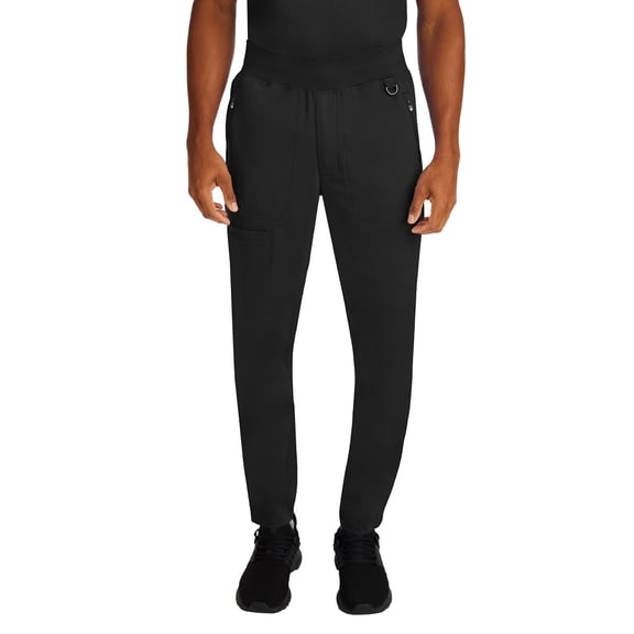 Healing Hands Purple Label Dante Men's Scrub Jogger Pants with 4 Pockets Black XL