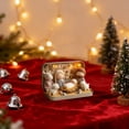 thumbnail image 4 of Handmade Miniature Scene Desktop Ornament Detailed Holy Family Figurines with Sheep Storytelling Collectible, 4 of 7