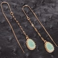 thumbnail image 3 of Humble Chic Mint Green Druzy Dangle Earrings for Women Trendy - Truquoise Threaders, 3 of 8