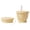 Brown, variant on Foldable Silicone Coffee Cup Color C with Straw and Lanyard Collapsible Design for Space Saving Storage During Travel