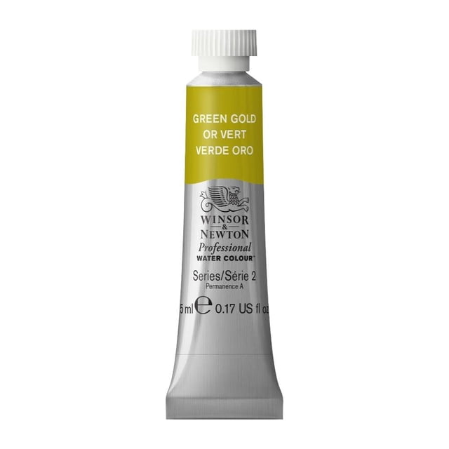 Pintura Acuarela Winsor & Newton Oro Verde 5ml