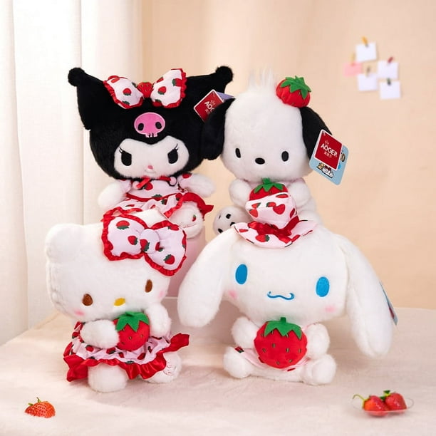 20cm Sanrio Cartoon Plush Toy Kawali Kuromi Hello Kitty My Melody