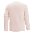thumbnail image 5 of Fgnfyis Work Jackets for Men Knitted Cardigan Sweater Button up Long Sleeve Lightweight Soft Yarn Fabric Winter Coats for Men Light Pink L, 5 of 5