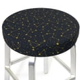 thumbnail image 3 of KLL Constellation Round Bar Chair Cushion Cover ,Bar Stool Protector with Elastic, Soft Washable, 3 of 6