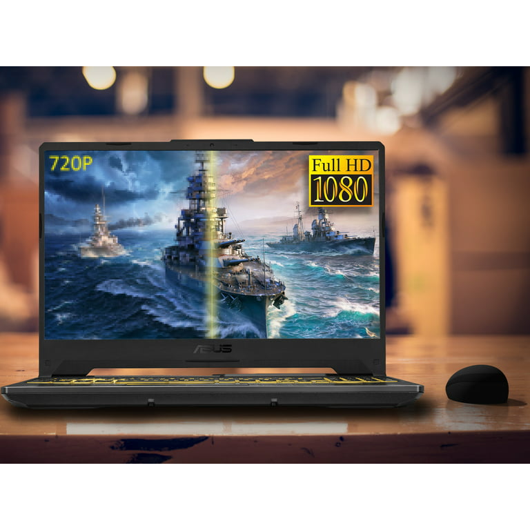 ASUS TUF Gaming Laptop, 15.6” 120Hz Full HD IPS-Type, AMD Ryzen 7 3750H,  GeForce GTX 1650, 8GB DDR4, 512GB PCIe SSD, Gigabit Wi-Fi 5, Windows 10  Home