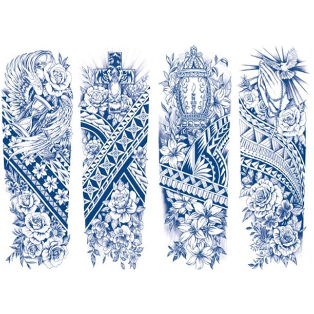 Etiqueta Engomada Del Tatuaje Cuerpo Brazo Bestia Fénix para Hombres Mujeres Fiesta