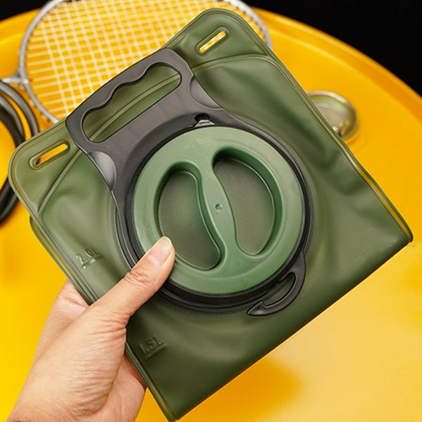Poche à Eau 2 L – Anti-fuite, PEVA Sans BPA, Tube Isolé, Pour Randonnée, Vélo, Camping