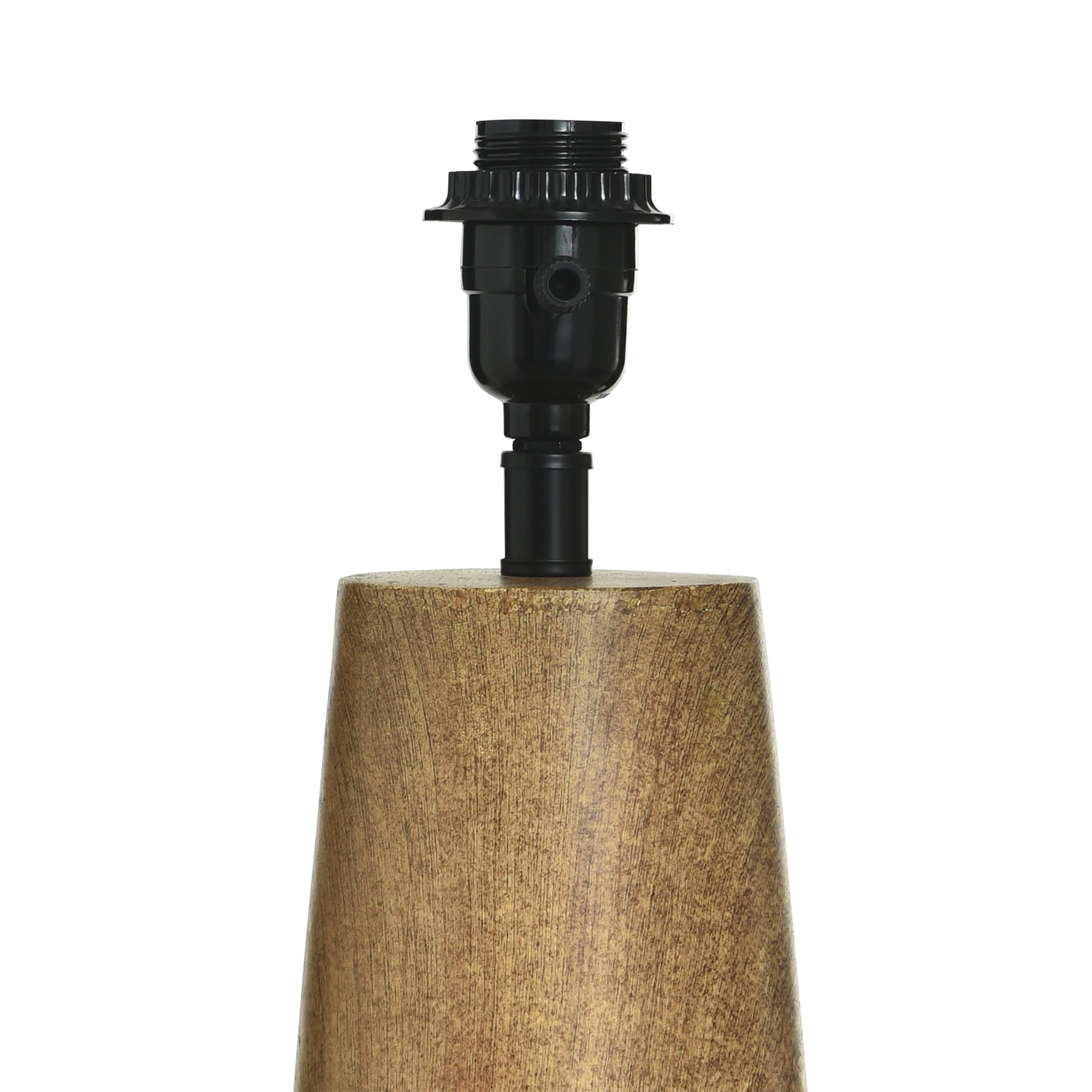 Better Homes & Gardens 23" Wood Grain Finish Table Lamp with Pleated Shade