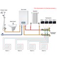 thumbnail image 4 of Thermostat Intelligent Programmable pour Pièce Rétroéclairé LCD Thermostat Électrique Programmable Contrôleur de Chauffage, Noir, 4 of 8
