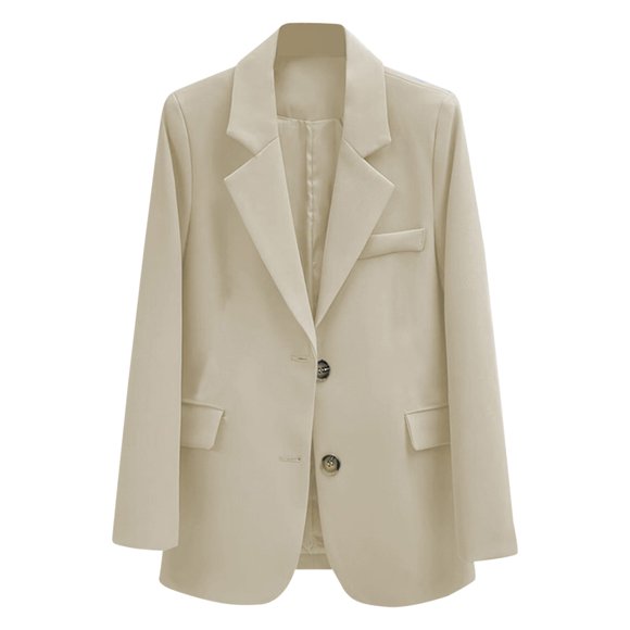 WEAIXIMIUNG Lole Jacket Women Womens One Button Long Sleeve Regular Fit Suit Sport Coat Jacket Business Casual Lightweight Sport Coat