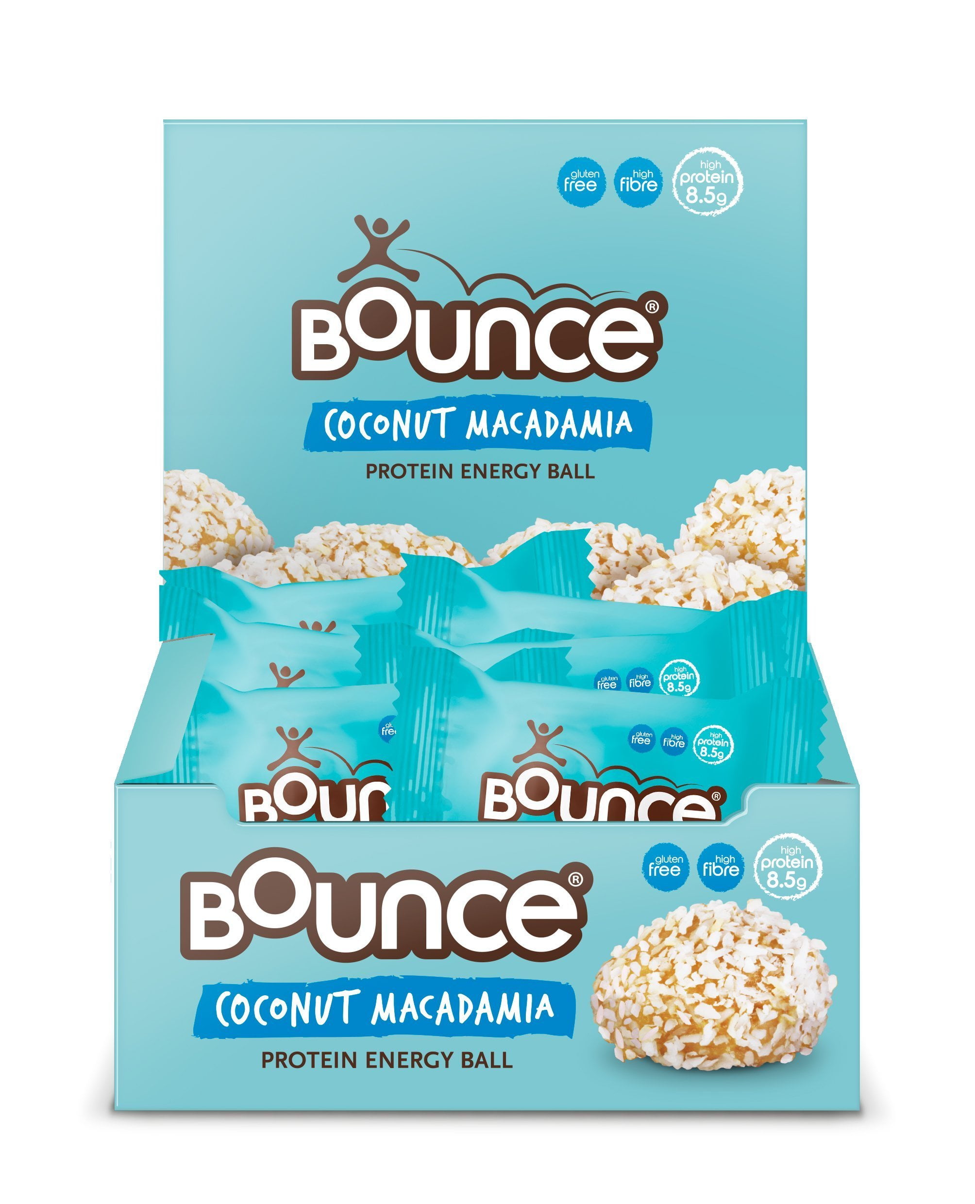 Bounce Coconut and Macadamia Protein Bliss Energy Balls 40 g (Pack of 6