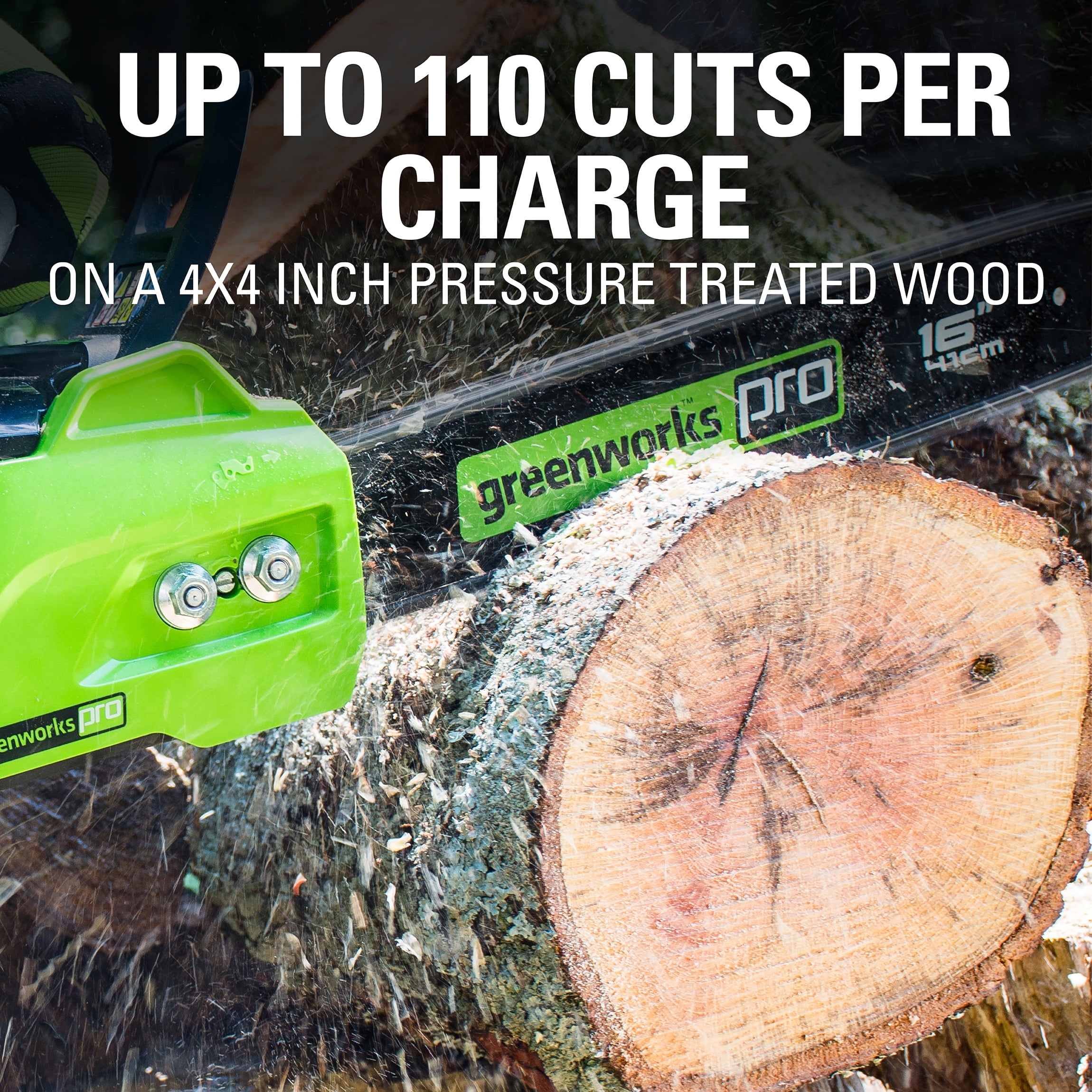 Greenworks Pro 80V 16-inch Cordless Brushless Chainsaw, Battery Not Included, 2004202
