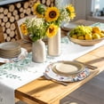 thumbnail image 4 of Spring Floral Round 13 Inch Placemats Set of 2, Elegant Flowers Farmhouse Botanical HeatResistant Non Slip Place Mats for Dining Table, Wipeable Braided Kitchen Table Mats for Housewarming, 4 of 9