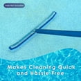 thumbnail image 6 of Curved Edge Pool Brush Head Cleaner for Inground or Above Ground Pools - Nylon Bristles 17", 6 of 7