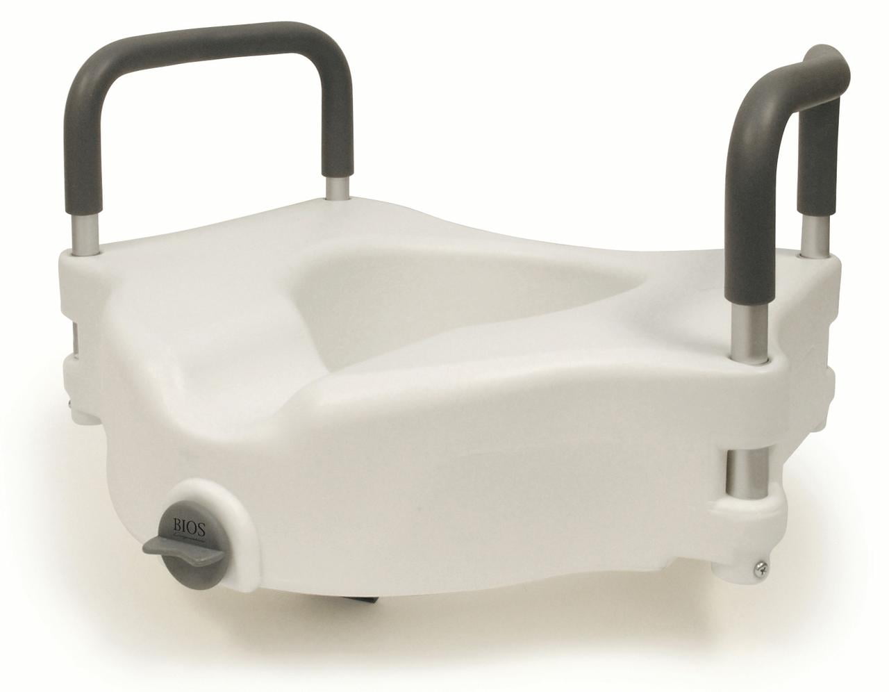 Raised Toilet Seat With Handles