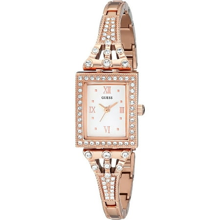 W0430L3,Ladies Petite Dress,Stainless Steel case and bracelet,Rose Gold tone,Crystal Accented