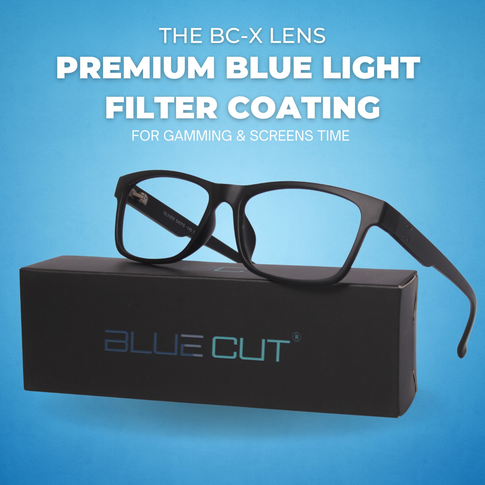 BLUE CUT Anti-Glare Adult Blue Light Blocking Glasses for Gaming
