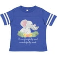 thumbnail image 3 of Inktastic I Am Fearfully and Wonderfully Made Elephants and Flowers Boys or Girls Toddler T-Shirt, 3 of 5