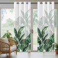 thumbnail image 5 of Outdoor Curtains for Patio Waterproof, Palm Leaves Tropical Outdoor Privacy Panels Grommet, Green Botanical Summer Blackout Outside Curtains for Porch/Cabana/Pergola/Gazebo 54"x108", 1 Panel, 5 of 8