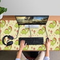 thumbnail image 4 of Long Mouse Pads for Desk,Yellow Cartoon Dinosaurs Flowers Hearts Desk Mats on Top Of Desks, Desk Mouse Pad Extra Large with 3mm Non-Slip Base and Stitched Edge for Gaming,Work,Home 47.3"x23.6", 4 of 5