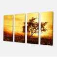 thumbnail image 2 of African Tree Silhouette - Landscape Photo Canvas Art Print, 2 of 3