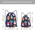 thumbnail image 4 of XMXT Unisex Drawstring Backpack for Women Men, Funny Animal Cartoon Portrait Waterproof Gym Bag String Bags for Shopping Sport Travel, m, 4 of 8