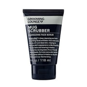 Grooming Lounge Mug Scrubber Face Scrub - Provides Safe and Gentle Exfoliation - Extracts Dug in Dirt and Oil - Uproots Ingrown Hairs - Improves Skin Softness and Appearance - Cruelty Free - 4 oz