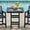 Navy blue, variant on 40 Inch Outdoor Bar Table All Weather HDPE Patio Bar Height 31.5" Square High Top Bistro Table for Backyard Garden Poolside Balcony