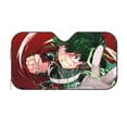 thumbnail image 5 of My Hero Academia Car Windshield Sun Shade, Front Window Sun Shades, Visor Shield Cover For Car Suv Truck, Visor Protector Blocks Uv Rays, Keep Your Vehicle Cool, Small, 51*27.5 Inch, 5 of 8