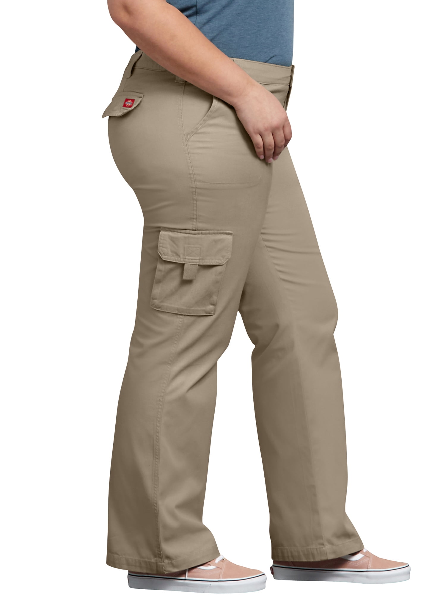 Women's Plus Size Relaxed Fit Cargo Pants