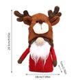 thumbnail image 3 of Reindeer Christmas Gnomes Plush with Bell, 7.09*8.46 Inch Handmade Swedish Tomte Santa Scandinavian Figurine Nordic Plush Elf Doll Gnome Ornaments Gnomes Christmas Decorations Home Decor Gifts, 3 of 7