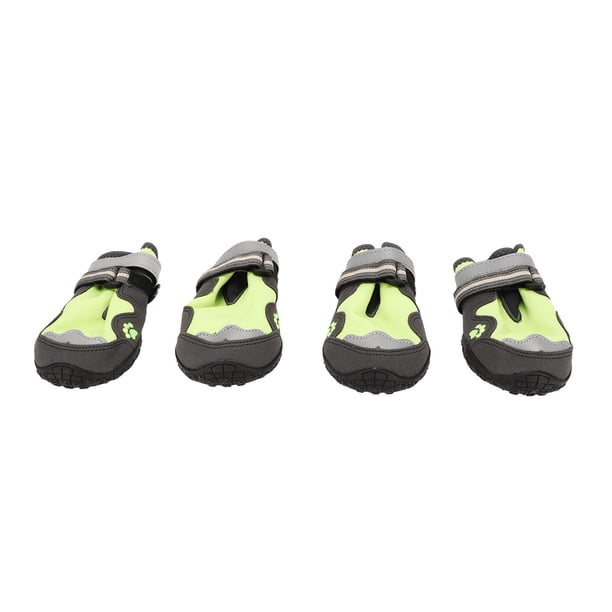 Zapatos para perros para pavimento caliente, 4 piezas de botines para perros antideslizantes y transportables Zapatos para perros transportes