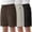 Black, Taupe Heather, Brown Heather, variant on Pure Champ Boys Athletic Shorts 3 Pack Active Boys Shorts Youth kids Elastic Waist With Zipper Pockets 2T-18
