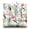 White-372, variant on Botanical Garden Print Floor Pillow 22x22 Inch Dutch Velvet Cushion, Spring Blooms, Lightweight for Balcony