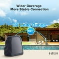thumbnail image 4 of 2 Pack Outdoor Rock Bluetooth Speakers, Tweeters+Subwoofer, Pair 100+ Speakers, Stereo Deep Bass IPX7 Waterproof Speaker, Solar Powered, Perfect for Pool, Garden, Deck and Outdoor, 4 of 7