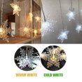 thumbnail image 1 of Snowflakes LED Curtain Lights Color Changing Snowflakes Fairy Lights, LED Snowflake Lights for Home, Church, Wedding, Birthday COLD-USB, 1 of 6