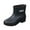 Black, variant on NOKIO Waterproof Short Rubber Rain Boots For Women Women Boots Short Rain Boots For Womens Ankle Waterproof Rainboot Slip On Garden Boot Rubber Shoes Women'S Ankle Rain Boots