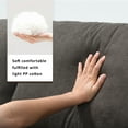thumbnail image 5 of [VIDEO provided] [New] 100.4*64.6" Modern Sectional Sofa,L-shaped Couch Set with 2 Free pillows,4-seat Polyester Fabric Couch Set with Convertible Ottoman for Living Room, Apartment, Office,4 Colors, 5 of 9