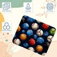 thumbnail image 3 of Baseball Desk Pad Mousepad, Square 8.3x9.8 Inch Non-Slip Rubber Bottom Printed Desk Mat, Suitable for Office and Gaming, 3 of 6