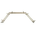 thumbnail image 4 of Dache 13/16" Double Bay Window curtain rod Adjustable 20"-36", 38"-72" - Antique Brass,(ABay-65-4D), 4 of 4