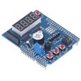 thumbnail image 2 of Multifunctional Expansion Board, Compact Size Digital Display MCU Development Board Adjustable Potentiometer With 4 LED Indicators For Wireless Experiment, 2 of 8
