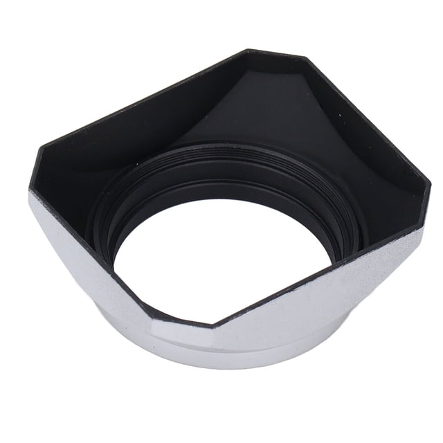 Capucha de Lente de Cámara, Capucha Protectora de Lente Cuadrada retro de 46 mm para cámara sin espejo