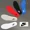 Gray, variant on Nike AJ4 Insole A pair- Comfortable Soft Sole, Unisex-Red