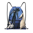 thumbnail image 1 of Goofa The Nightmare Before Christmas Print Drawstring Backpack Bag Sport Gym Sackpack Cinch Bags Drawstring Bags Draw String Sport Bag-Medium, 1 of 6