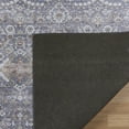 thumbnail image 5 of Gertmenian Crystal Print Tanis Traditional Moroccan Gray Washable Indoor Area Rug, 6x9, 5 of 7