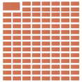 thumbnail image 1 of 2000 Pieces Mini Bricks for Landscaping Miniature Bricks Brick Wall Small Bricks for Garden Parts,1/35 Scale, 1 of 5